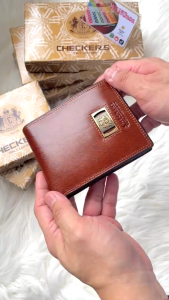 WANG101 - Dompet Kulit CHECKERS 45N - Import Premium MONEY BACK GUARANTEE Kulit ITALY tebal kuat dan tahan lama. Banyak model pilihan untuk pria wanita. Jaminan atau uang kembali