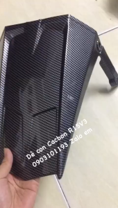 Dè con xe R15V3 màu Cacbon và Đen nhám- phụ kiện lắp không chế cháo
