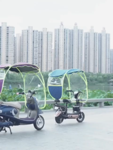 Electric Car Canopy New Thickened Motorcycle Transparent Sun Protection Windshield Sunshade Canopy