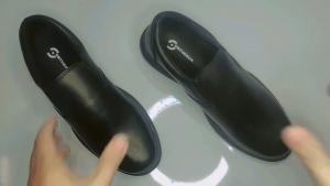 ORTHERUN - Sepatu Slip On Pria Full Black Sepatu Santay Pria Pantofel Pria Sepatu Loafer Pria Sepatu Kerja Kantor Sekolah Casual Formal