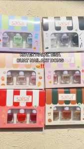 SALSA Peel Polish | Kutek Peel Off Lupas Breathable isi 3 HALAL LIMITED EDITION