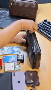 DIEK Tas Tangan Handbag Clutch Bag Pria Kulit Premium Branded DANKA DK04