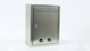 TRENY Household Outdoor Mailbox Principal Head Teacher Mailbox Stainless Steel Report Box Letter Box Large Mailbox Delivery Envelope