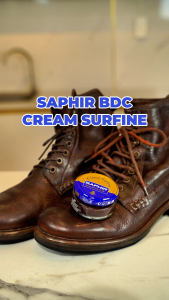 Xi kem đánh giày giúp dưỡng da và bù màu giày Saphir BDC Creme Surfine