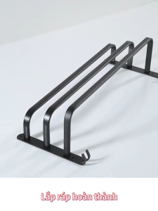 YissTiee Giá treo khăn tắm đơn/đôi/ba tầng màu đen trắng có nhiều độ dài khác nhau để lựa chọn kim loại nhôm chống thấm nước không rỉ sét khả năng chịu tải tốt