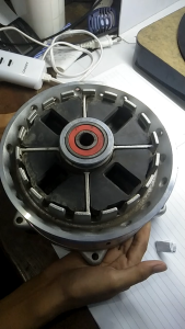 HUB REAR TROMOL BELAKANG NINJA+PIRINGAN MERK TDH