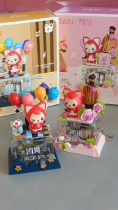 Ali the Fox Mainan Bricks Susun Balok Kotak Music Hadiah Nano Building Block Blok Kartun Lucu