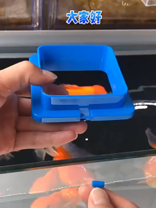 🐠🦐【READY-STOCK】Anti-drift Aquarium Floating Feeding Ring Food Tray Squarecircle Accessory Fish Food Feeder Suction Cup 鱼料喂食圈 鱼缸用品 鱼料喂食器