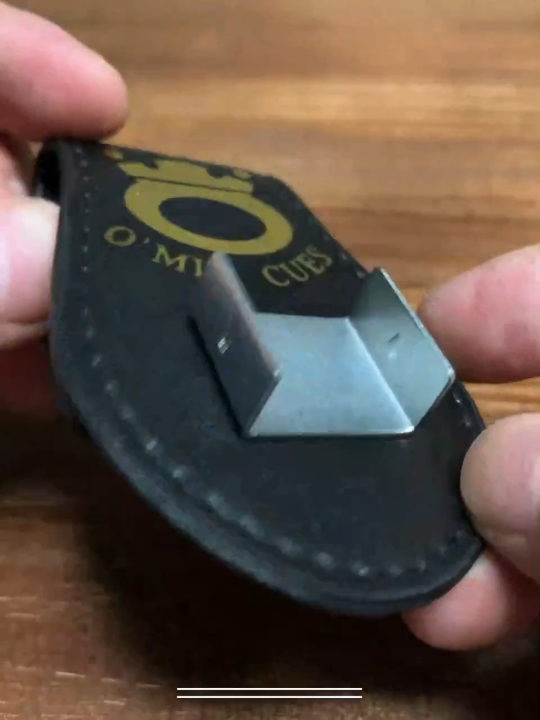 Snooker Pool Fix Cue Chalk Holder with Belt Clip Billiards