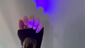 B&E Nail USB LED Clip Lamp & Nail UV Light 3W for Gel Polish Nail Dryer Plug Gel Nail