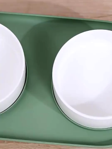 [SG STOCK] Cat bowl Ceramic rice bowl Food bowl Cat food double bowl pet water bowl rice bowl anti-upset dog bowl