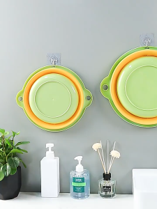 Collapsible Basin Portable Cleaning Bucket Foldable Travel Camping Fishing Multifunctional Basin