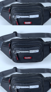 Tas Selempang Pinggang Pria Anti Air Waistbag Waterproof Fortun Series Polo Amstar Slingbag