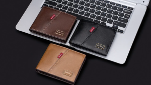 BAELLERRY D3042 Dompet Pria RFID Protect Bahan Kulit PU Leather Premium BAEOS