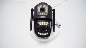 【4G】กล้องวงจรปิดใส่ซิม 4G กล้องวงจรปิด wifi 8MP 2เลนส์-หน้าจอคู่ การติดตามโทรศัพท์มือถือ AI การมองเห็นกลางคืนที่มีสีสัน อินเตอร์คอมสองทาง V380 pro app PTZ 360 กันน้ำ IP Security Camera