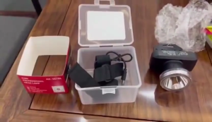 AOKI Senter Kepala 15W baterai lithium tahan hingga 15Jam model kotak dan bulet 10W 20W 30W - SYS