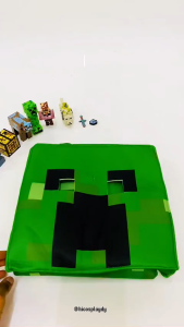 hiCosplayDy Kids Craft Creeper Steve Game Character Deluxe Costume Set Suit Kids Game Cosplay