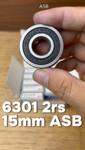 Bearing/Laher/laker 6301 2rs as 15mm ASB ORIGINAL
