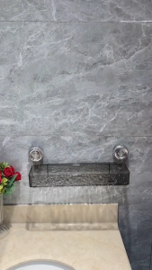 RAK GANTUNG KAMAR MANDI AESTHETIC PREMIUM MOTIF 3D RAK / HOLDER TEMPEL DINDING DAPUR MULTIFUNGSI