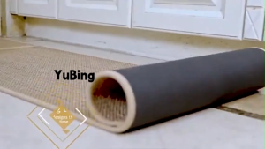 Bestseller 2025 kitchen Floor Mat Water Absorption and Oil Absorption Non-Slip Linen Carpet Laundry Room Mat Entranc