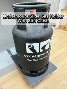 Soft Close Gas Tank Holder Kitchen Cabinet Gas Cylinder roller Slide / Gas Tank Roller Pull Out Slide