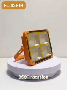 FUJISHIN 6000w Solar Emergency Light Solar Light Outdoor Waterproof Solar LED Flood Light Flashlight