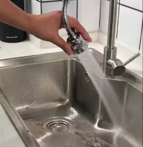 360° Degree Rotating 3 Modes Tap Kitchen Faucet Head Faucet Sprayer Head Replacement Anti Splash Faucet Nozzle Sprayer