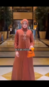 Nurhaliza Dress Set Outher Gamis Model Kondangan Wanita Trendy Murah Viral Gamis Lebaran BISA COD