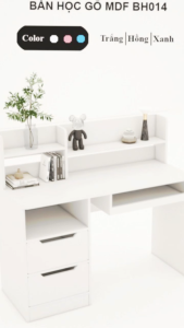 FREESHIP HCM - Bàn Học Bàn Làm Việc Gỗ MDF Chống Ẩm Tatana BH014 – có thiết kế theo yêu cầu