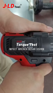 JLD Impact Wrench Torsi Besar 650NM Brushless impact wrench Impact Fullset murah 88Vf impact baterai 1/2inch  impek pembuka baut motor