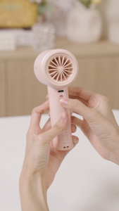 JisuLife Portable Handheld Fan Pro1&Pro1S Strong Wind 100 Level Adjustment LED Display 5000 mAh Long Battery Life Turbo Mini Fan Rechargeable For Travel  Commuting  Outdoor Sports Office