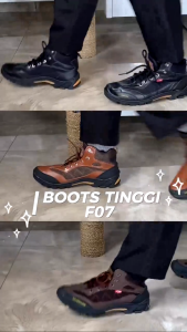 Sepatu BOOTS PRIA ALOPE F 07 hiking touring kulit sintetis size 39-43