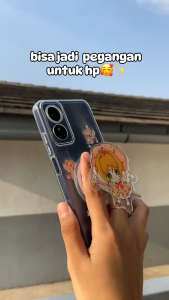 Case Timbul Pop Socket FOR OP A60 A17 A5S A57 A54 A76 A18 RENO 8T 10 (3D 28)