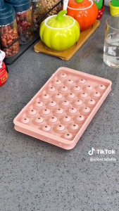 [BEC] Cetakan Es Batu Bulat Cetakan Puding Jelly Bulat Sekat Cetak 33 Grid Ice Cube Tray Mold