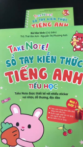 Sách - Take note ! Sổ tay kiến thức Tiếng Anh tiểu học - không lò xo 40k