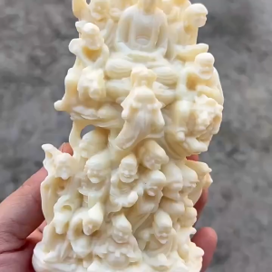 Tượng 18 vị la hán bằng đá đúc. Trang trí trên ô tô tiểu cảnh bonsai ghép lũa để bàn trà phòng khách bàn làm việc thờ thần tài…