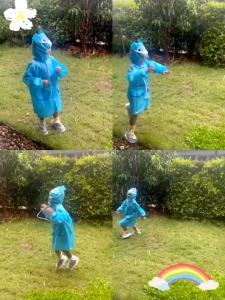 เสื้อกันฝนเด็ก เสื้อกันฝนน่ารัก เสื้อกันฝนลายการ์ตูน เสื้อกันฝนกันน้ำสำหรับเด็ก