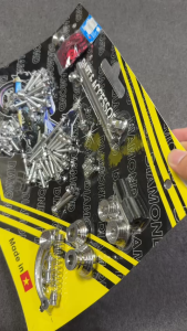 Bộ ốc inox sọc thái full xe cho Vision 2016-2024 MS01