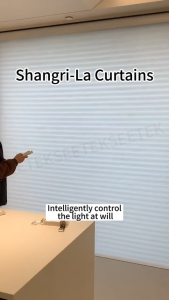 Customized Shangri-La Blackout Curtains Smart Electric Roller Blinds Venetian Blind Smart Curtains for Living Room