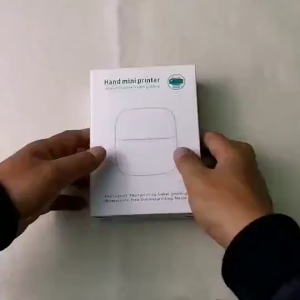 Printer Label Termal Portabel Mini Pembuat Label Printer Gambar Bluetooth Nirkabel