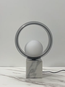 Đèn Bàn Trang Trí Đá Cẩm Thạch Hậu Hiện Đại Đèn Ngủ Phòng Ngủ