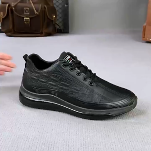 LUCCY 2024 Shoes for men rubber shoes safety shoes waterproof shoes Black Brown Casual Waterproof and Anti slip(add one size)#MX401