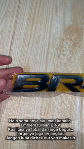 Emblem Logo Tulisan BRV Original