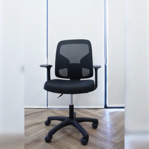 Deli Kursi Sekertaris / Kursi Staff Kantor / Kursi Kerja / Office Chair Ergonomis Mudah Dirakit 4900S