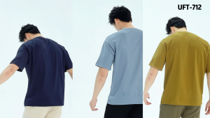 UNIFIT Oversized Cotton Round Neck Tee for Men and Women - Loose-Fitting Casual Wear UFT-712