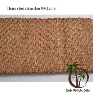 THẢM CỬA RA VÀO 1M2 ĐAN TỪ XỢI XƠ DỪA TỰ NHIÊN CHÙI SẠCH GIÀY DÉP