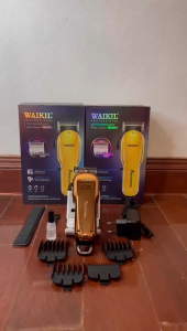 ปัตตาเลี่ยนไร้สายปัตตาเลี่ยนตัดผมรุ่น WAIKIL-6061 แบบชาร์จไฟฟ้าโกนหนวดกันจอนแกะลายกันเคราแบตตาเลียนอุปกรณ์ตัดแต่งทรงผมที่ตัดผม