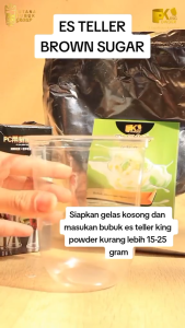 POWDER DRINK REGULER RASA ES TELER Bubuk Minuman Rasa Es Teler