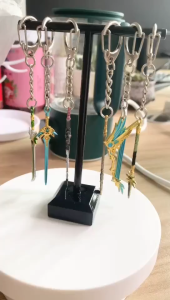 【Genshin Impact】Katana Keychain Skyward Keyrings【原神】 狼的末路 迪卢克 护摩之丈 和璞鸢 合金模型钥匙扣 xiao zhongli gift raiden yae miko venti