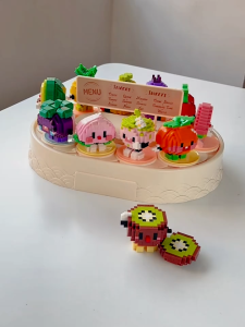 Mainan Anak Perempuan Blok Bangunan Bricks buah Mini Nano Block Susun Edukasi Mainan